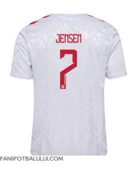 Danemarca Mathias Jensen #7 Tricou Fotbal Replică European 2024 Barbati Deplasare